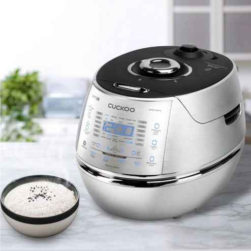 Breville BRC310BSS 500W Set & Serve 7 Cups Rice Cooker/Steamer Stainless  Steel