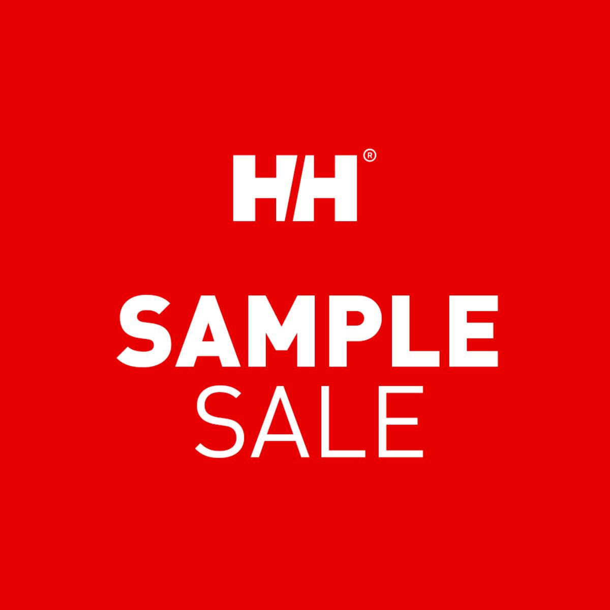 Sample sale red