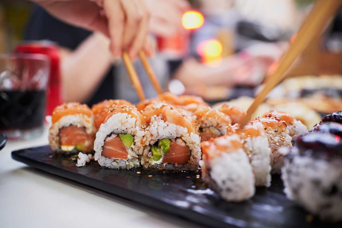Plate of sushi