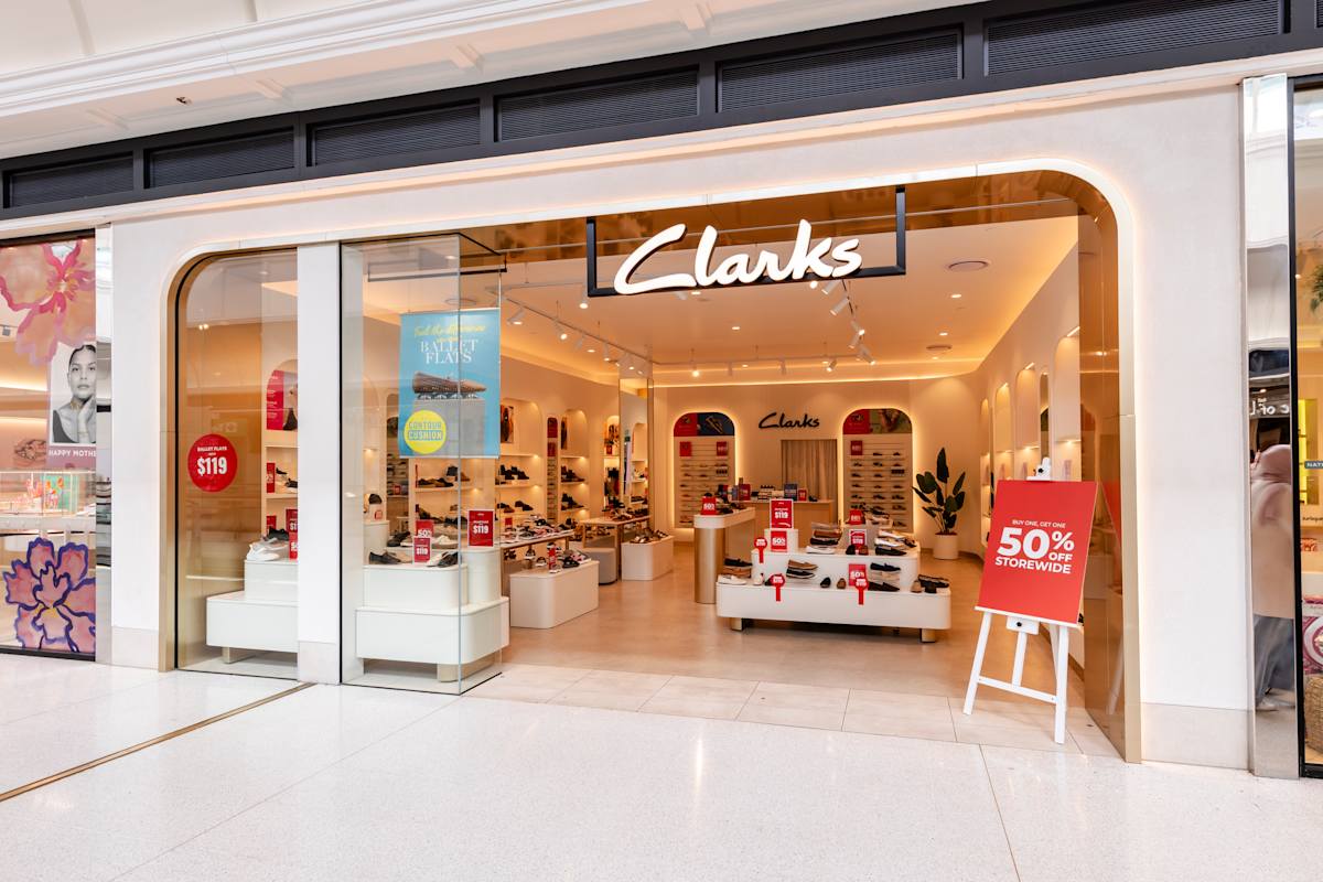 Clarks storefront image