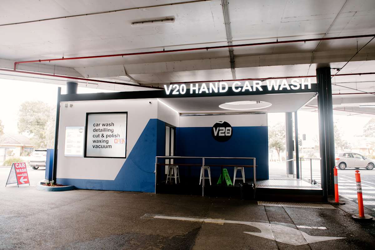 V-20 Car Wash storefront image