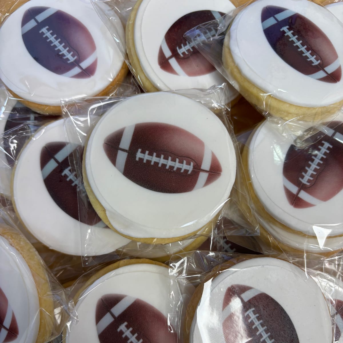 Redeem a complimentary NFL themed cookie