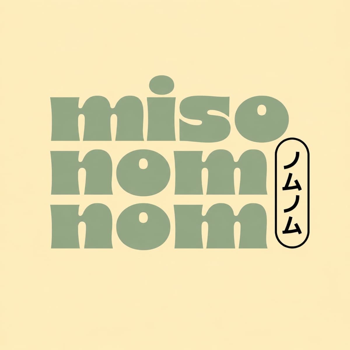 Miso Nom Nom Logo