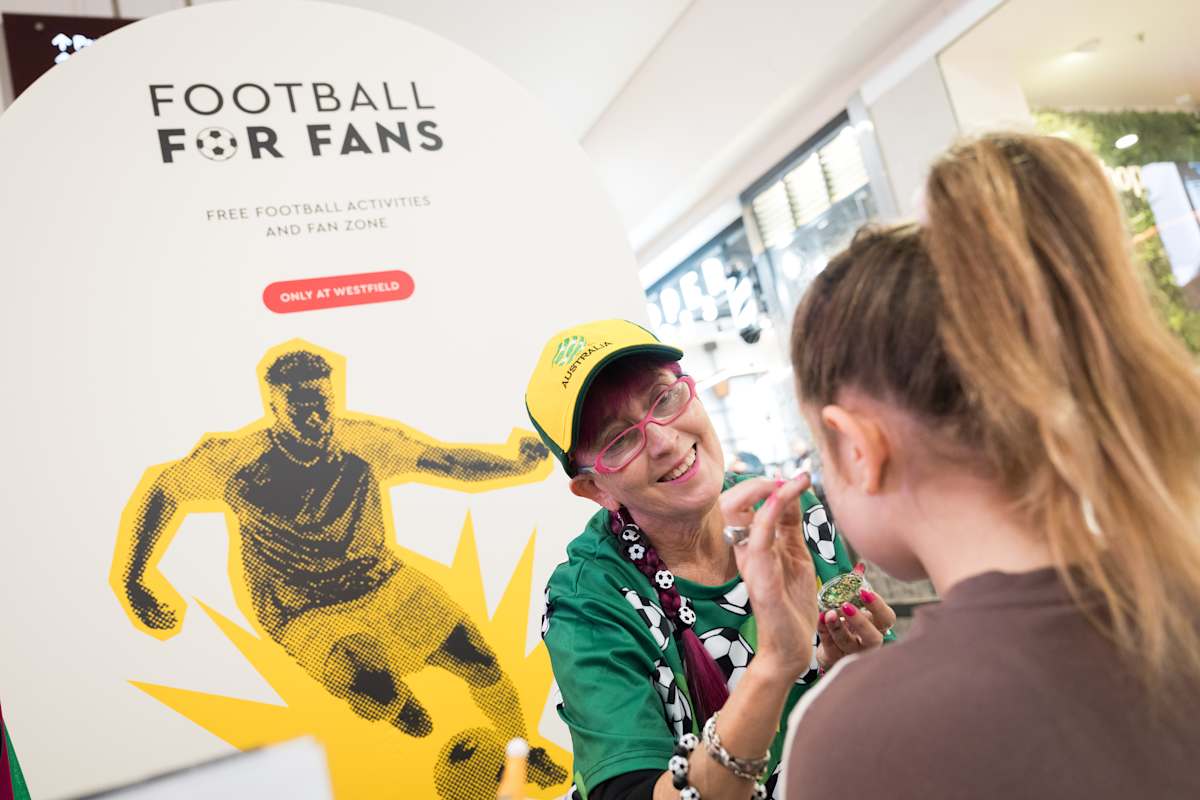 Football for Fans Face Painting - Eastgardens