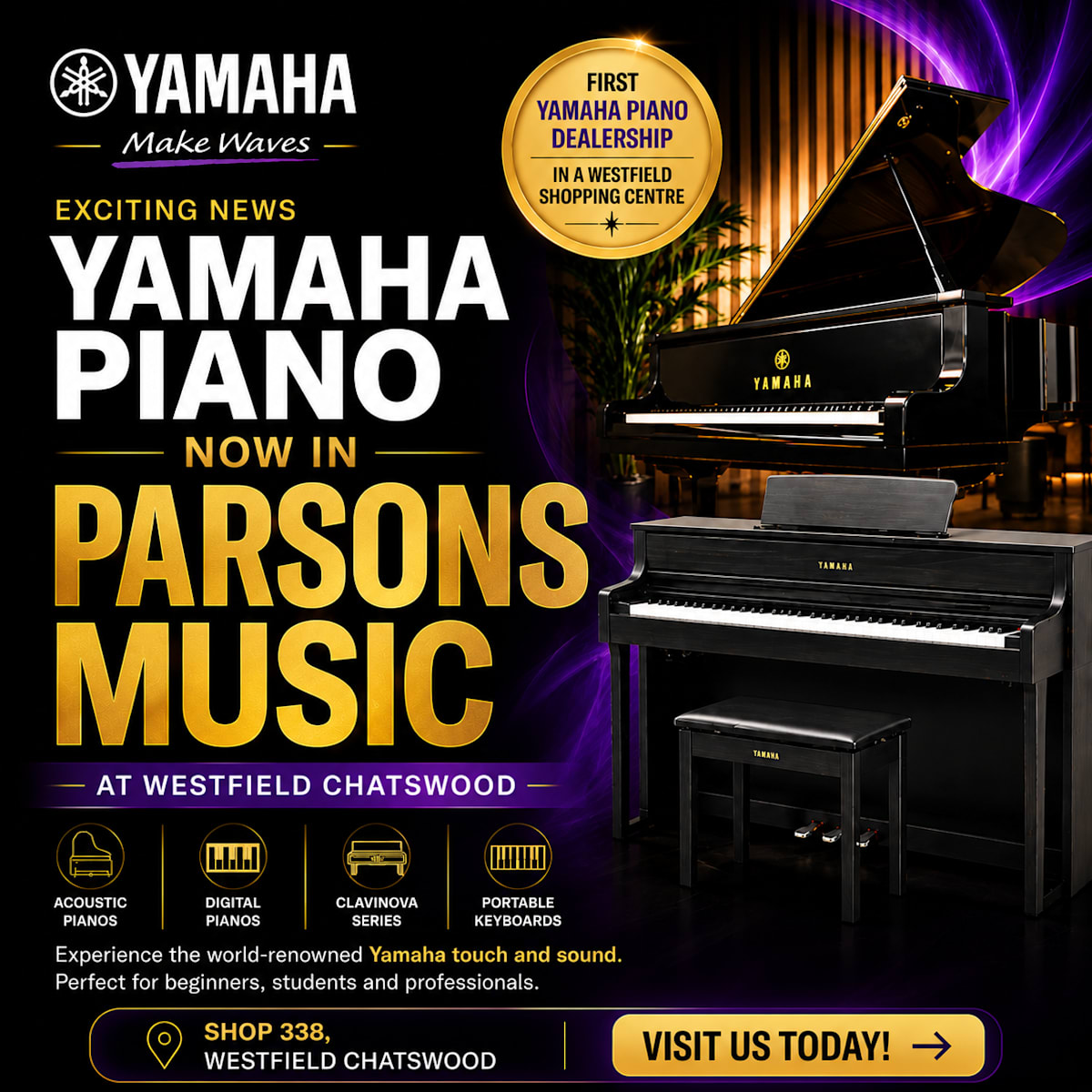 Parsons Music x Yamaha Partner