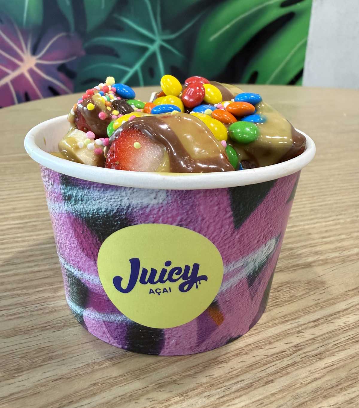 An image of a fruit cup from Juicy Acai.