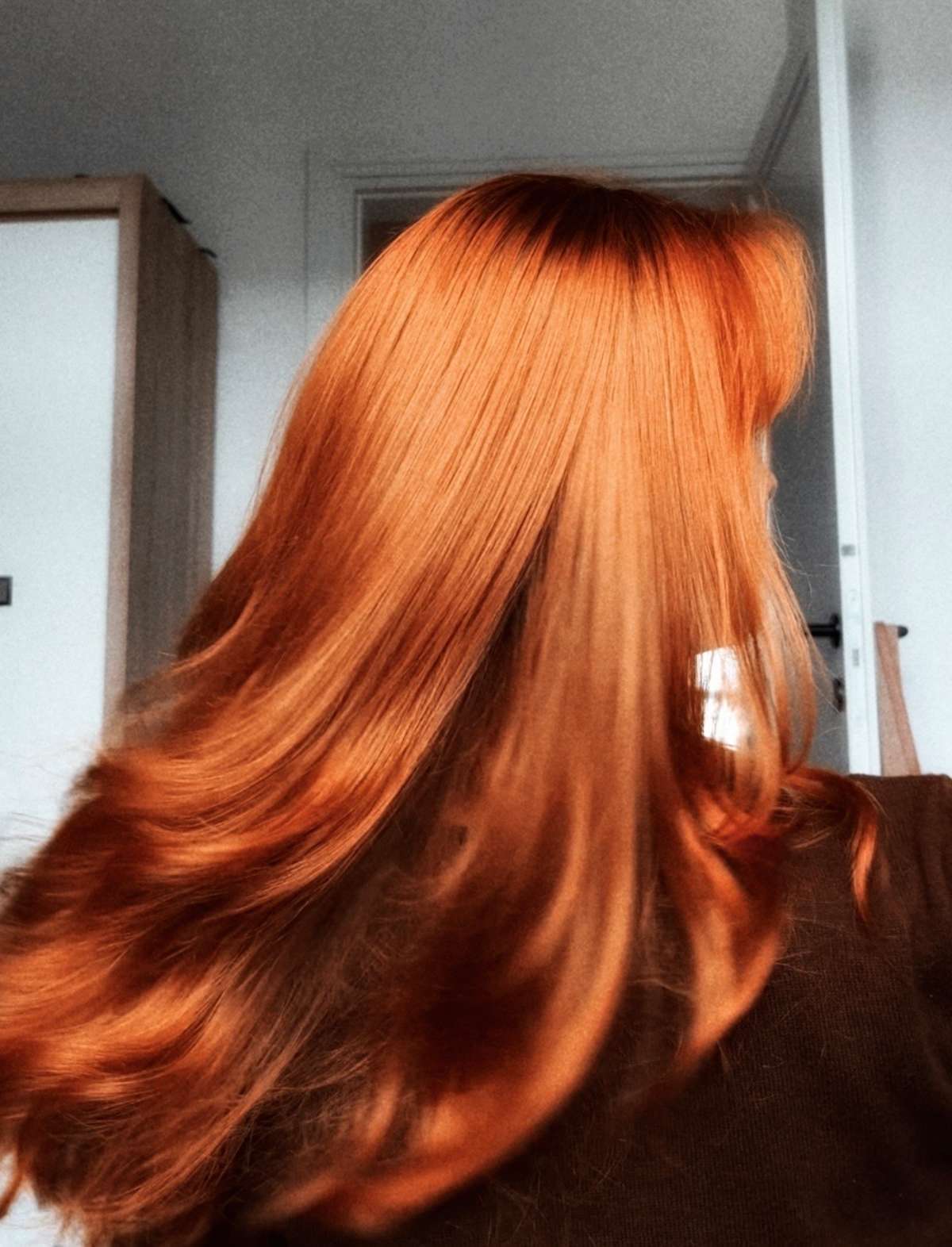 Blow out hair 