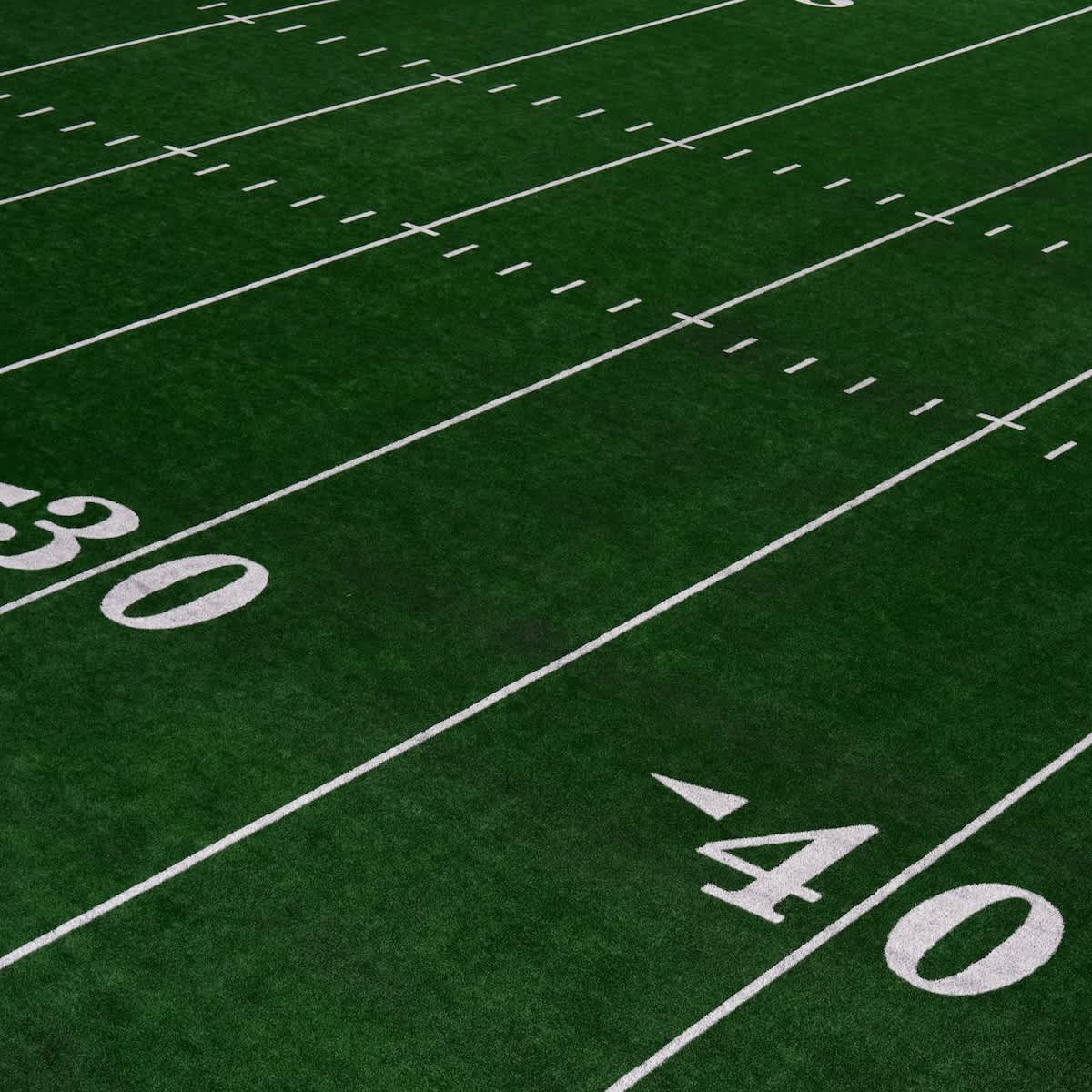 Wide shot of NFL field