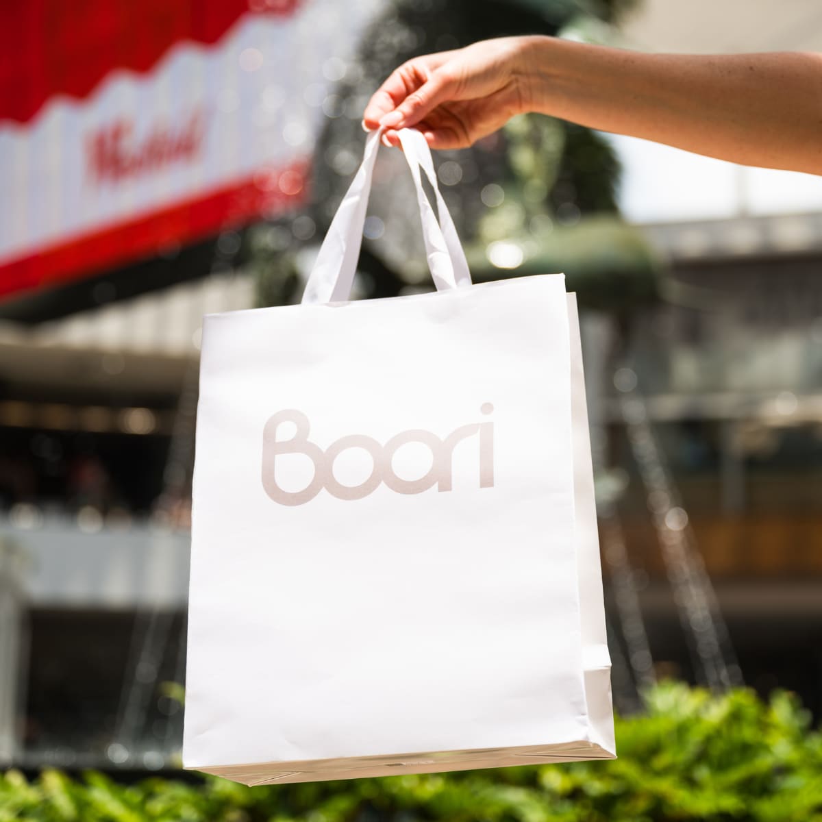 Boori shopping bag warringah dolphin fountain