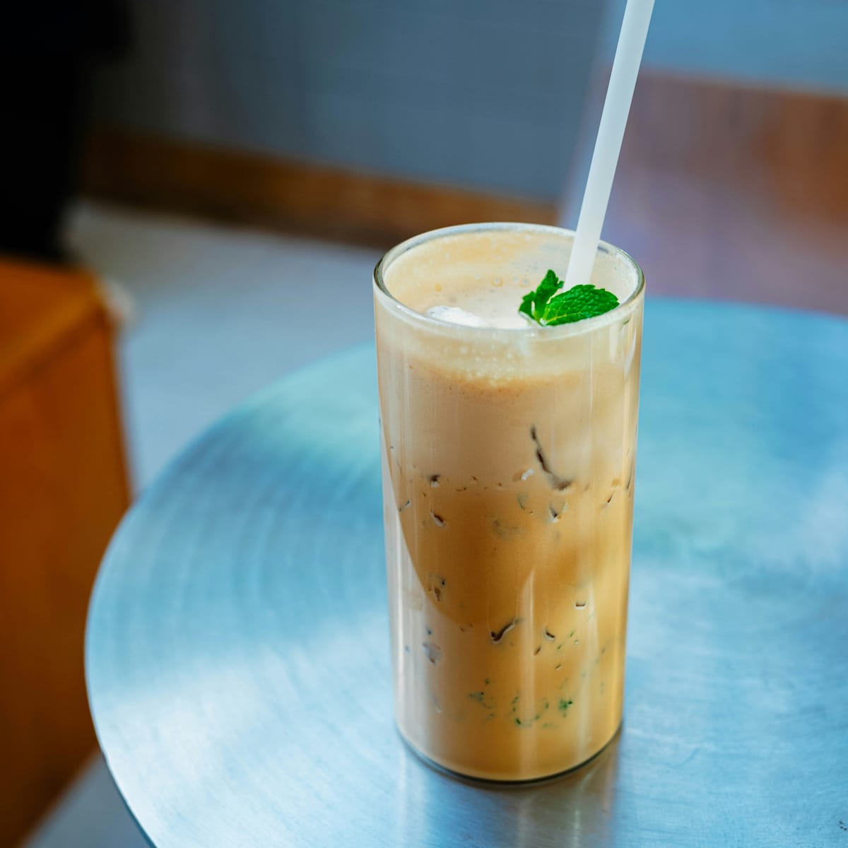 An image of a juice with a straw