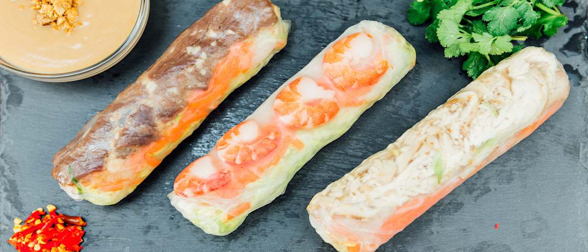Rice paper rolls