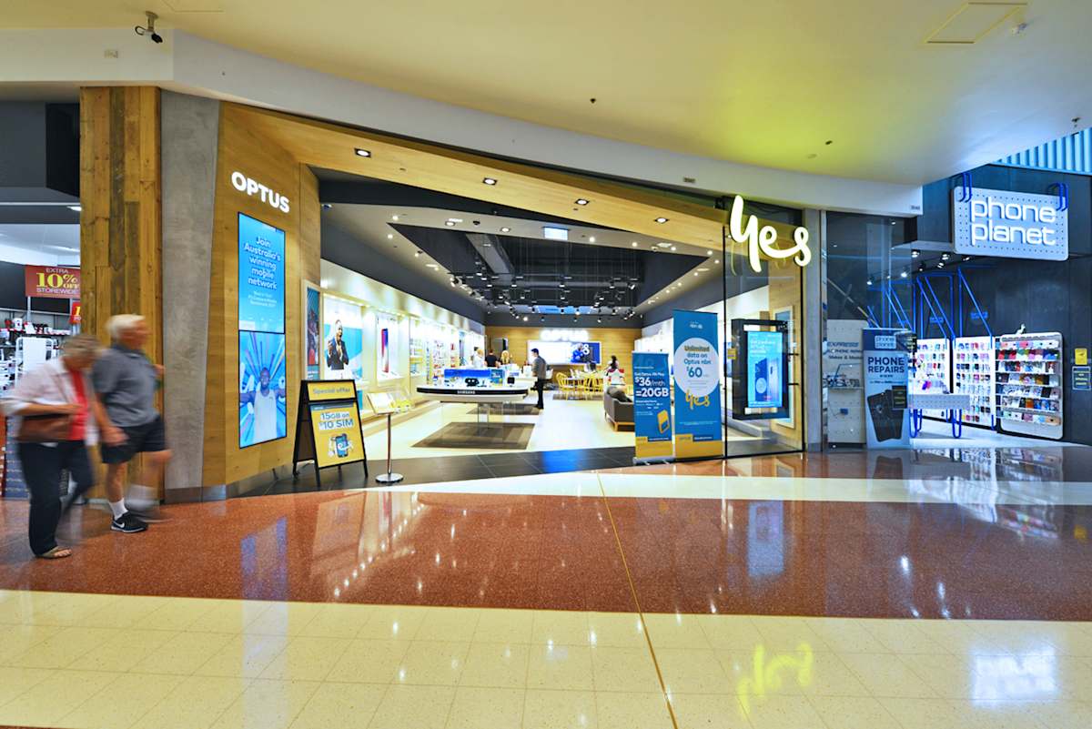 Optus storefront image