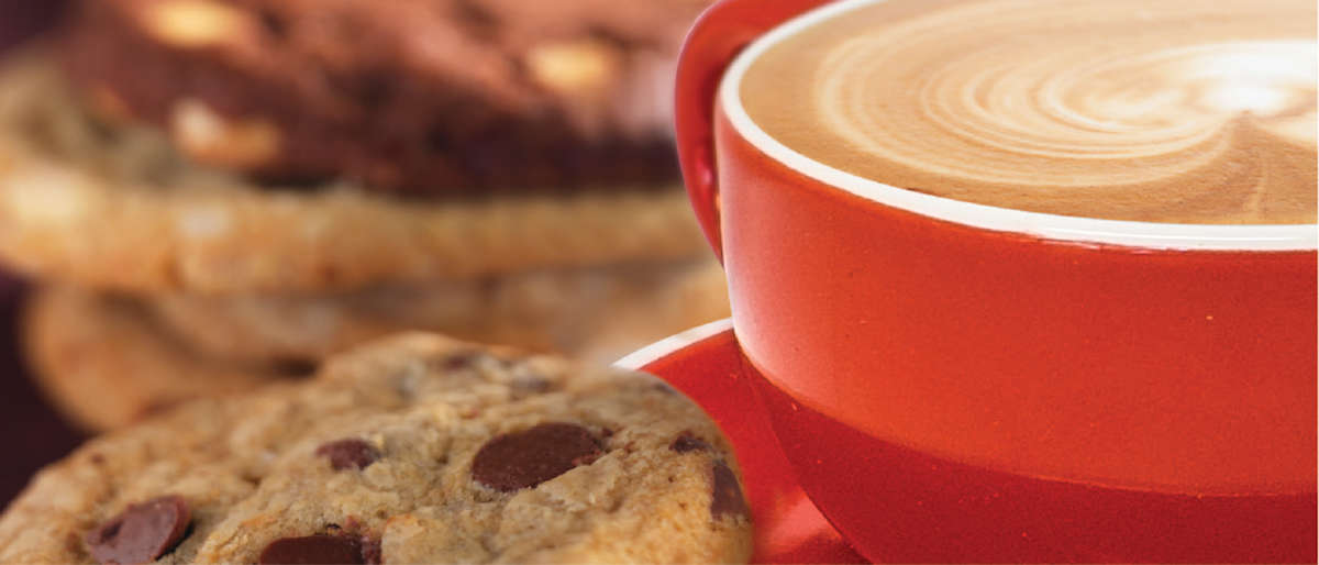 Coffee and biscuit