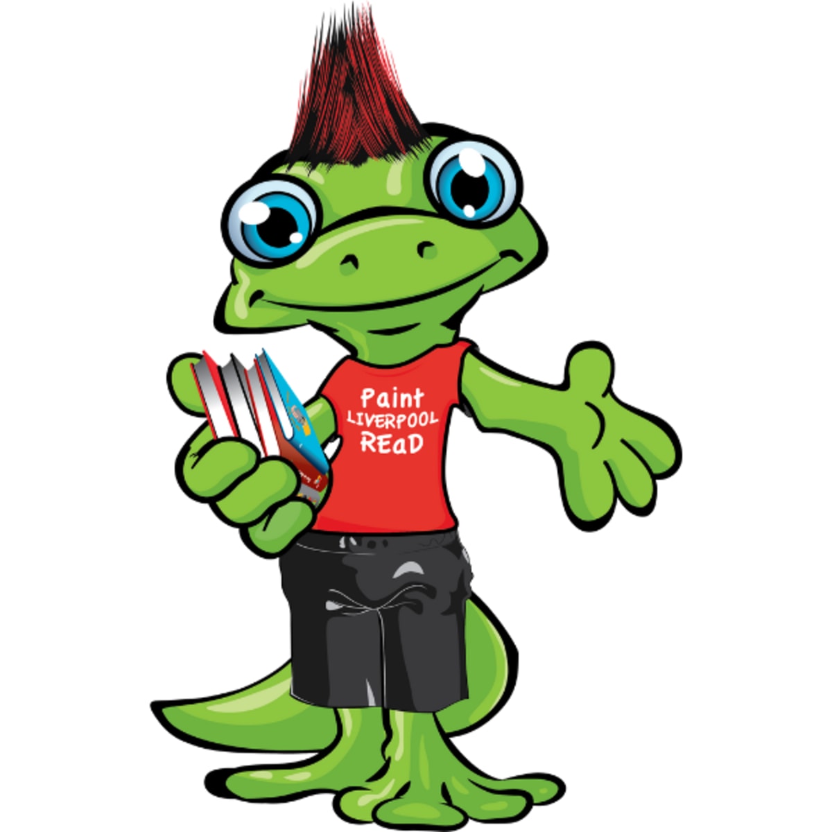 Paint Liverpool REaD mascot