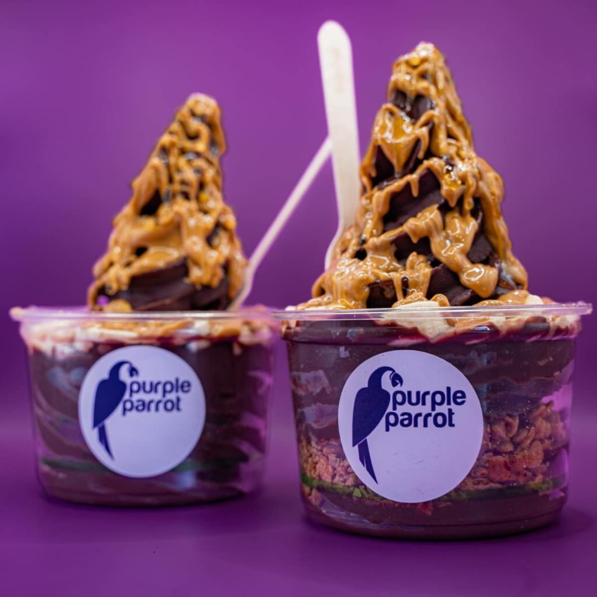 Picture of two acai bowls