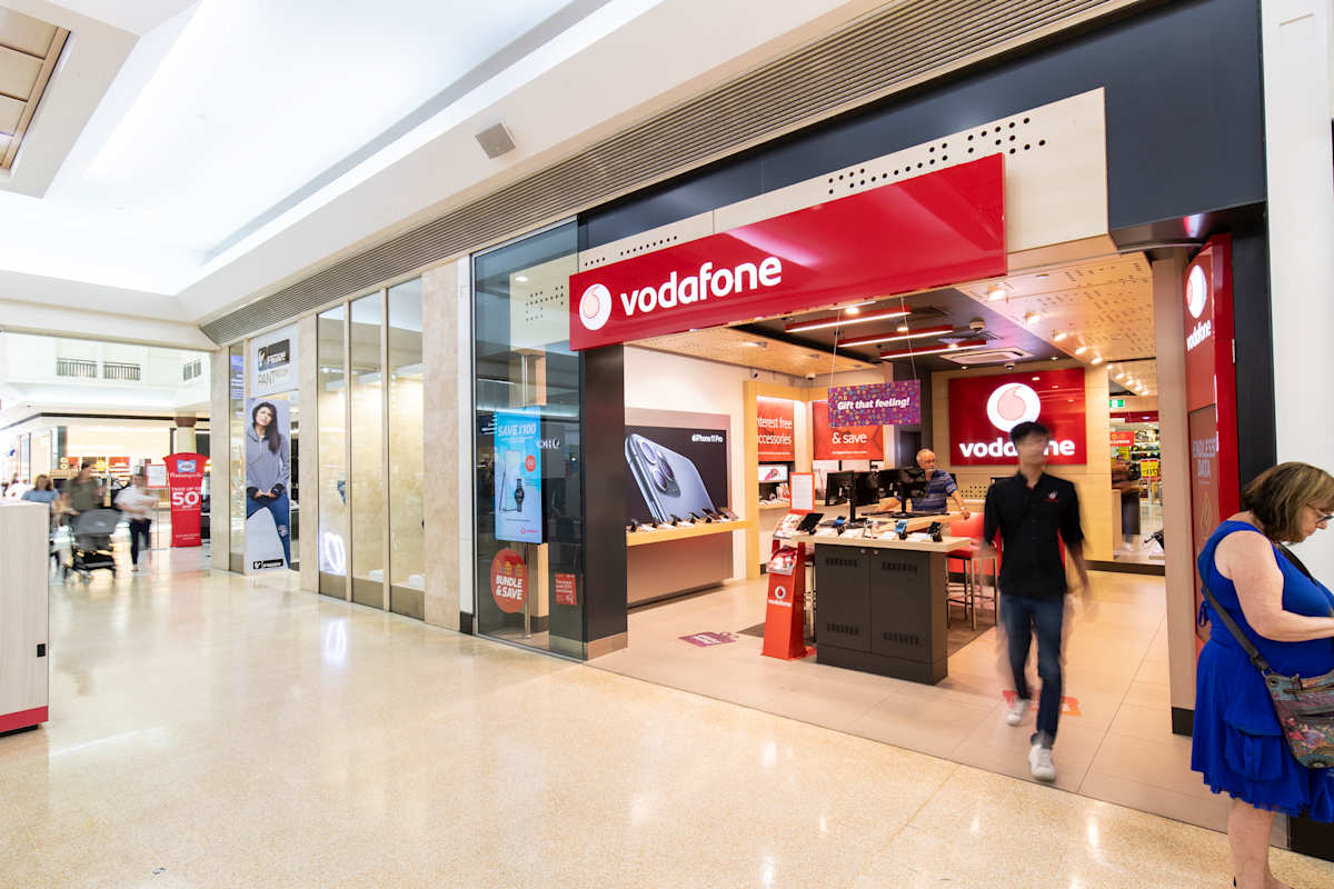 Vodafone storefront image