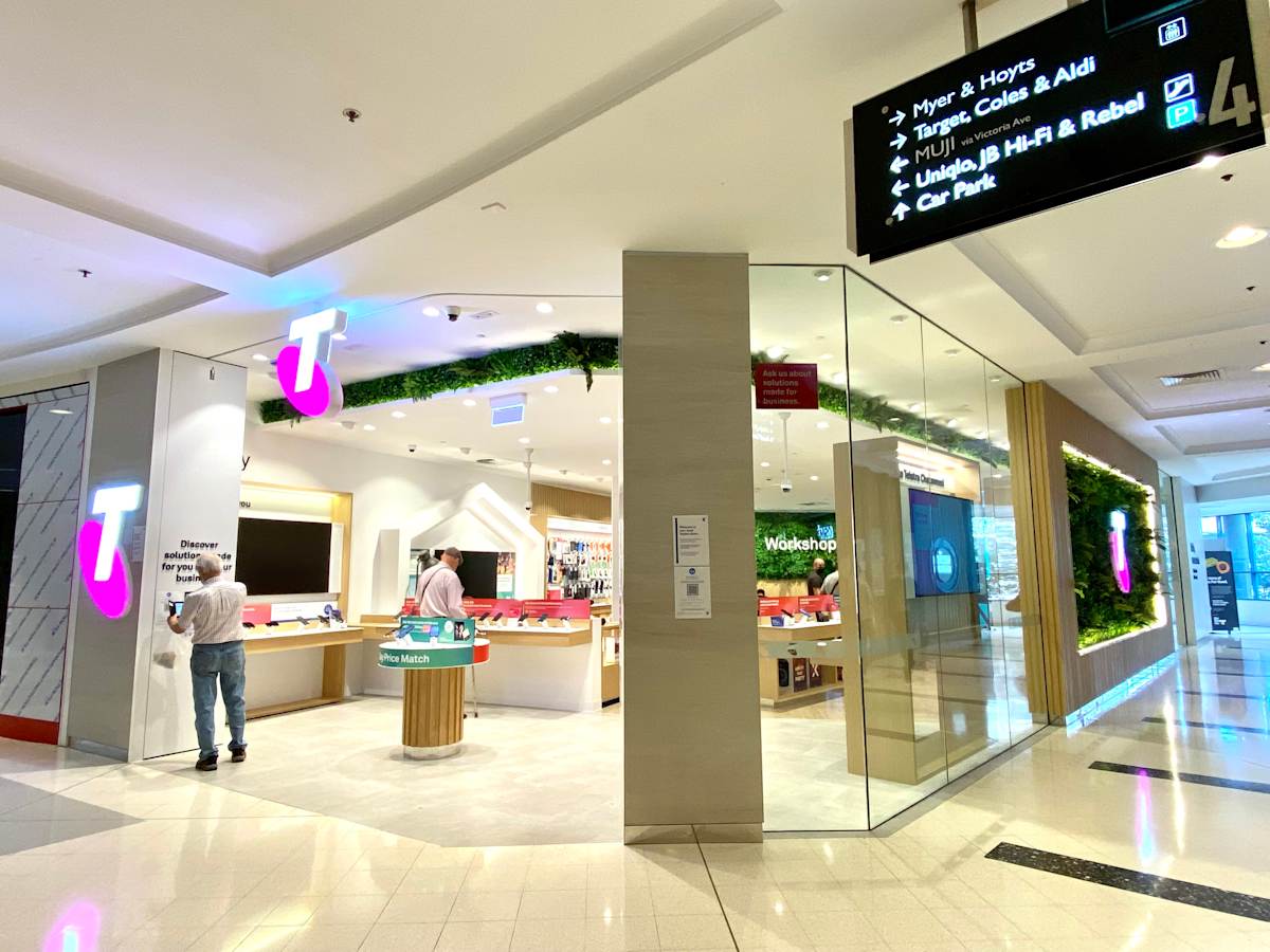 Telstra storefront image