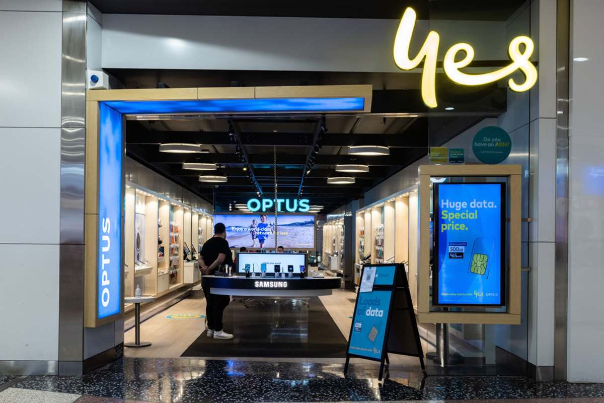 Optus storefront image