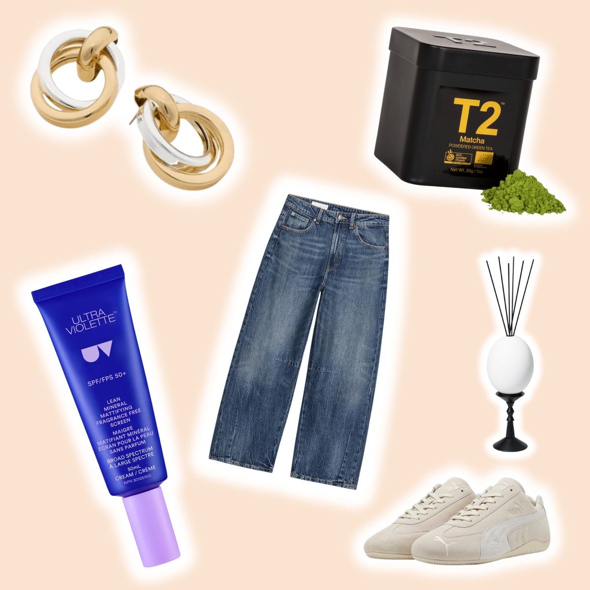 Editor's Picks July 2025 Earrings Matcha Jeans Sneakers Decor Sunscreen