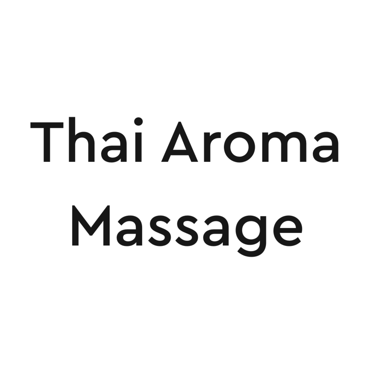 Thai Aroma Massage - Innaloo Megacentre Logo