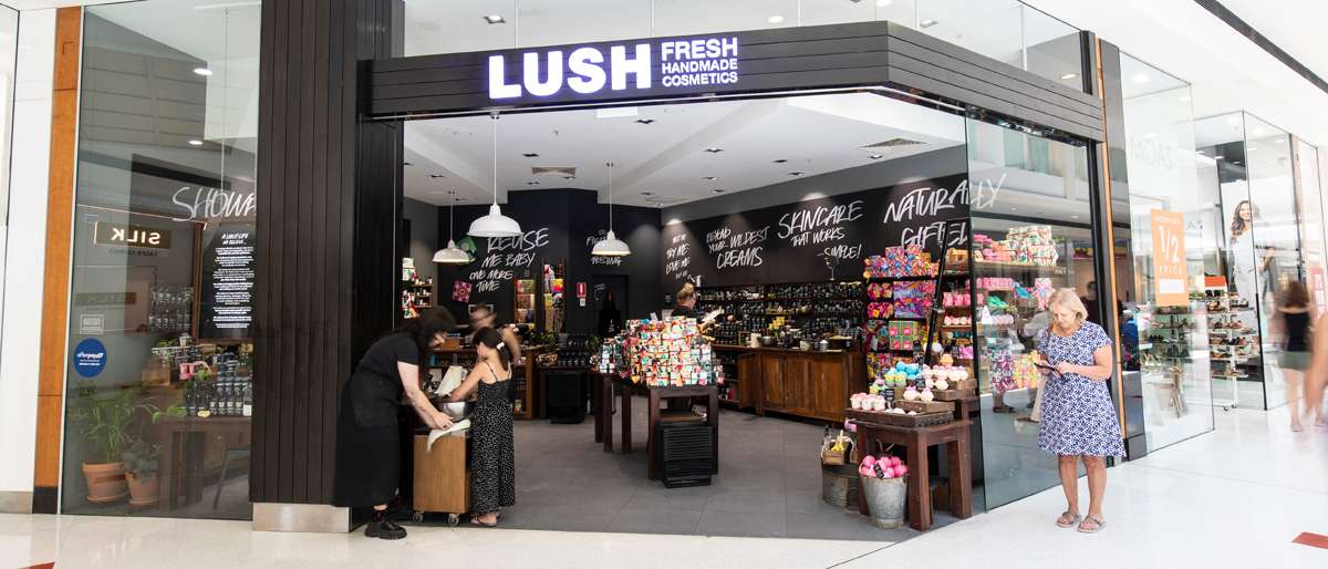 Lush storefront image