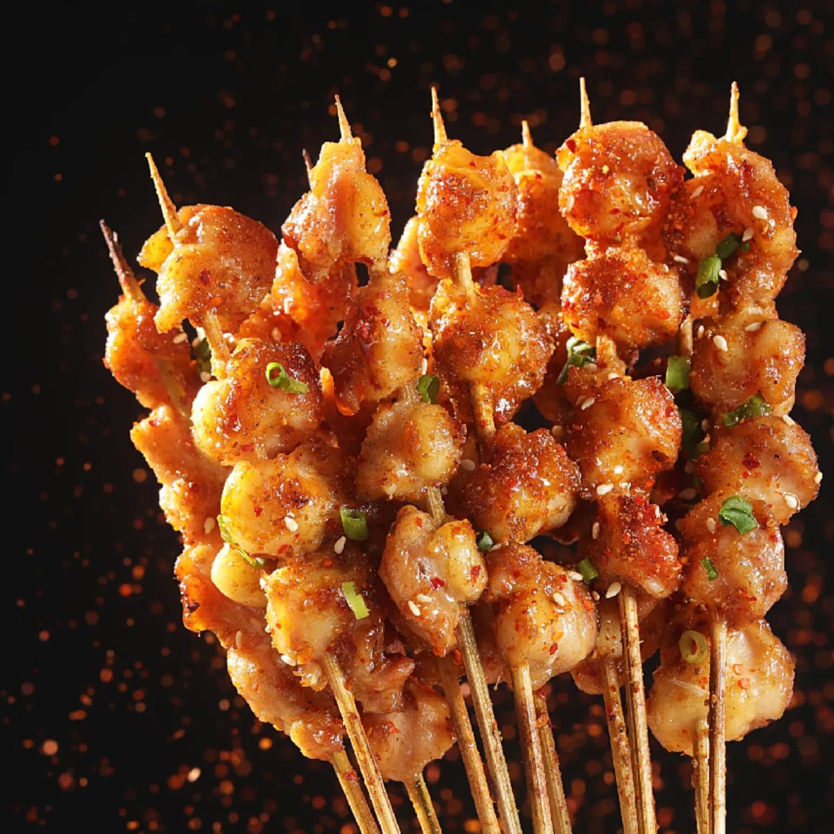 Chicken skewers