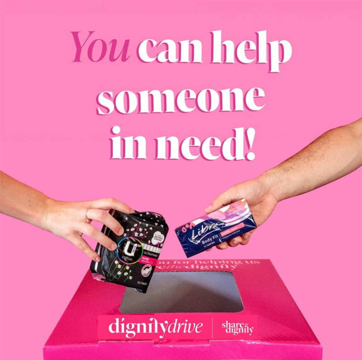 Share the Dignity Southland hero
