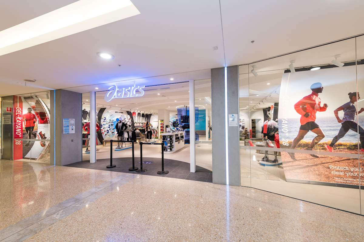 Asics storefront image