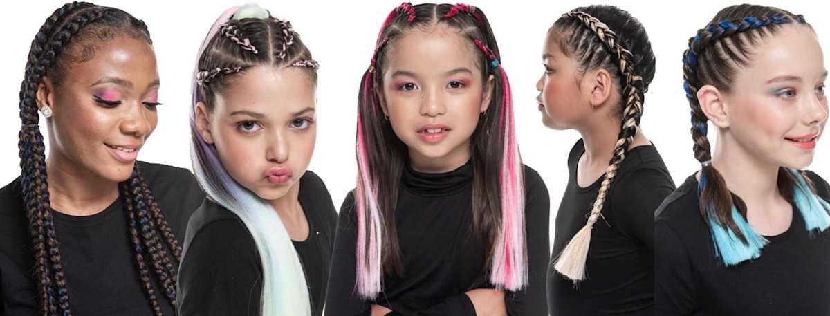 Model with hair and makeup done