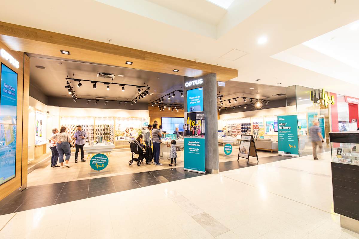 Optus storefront image