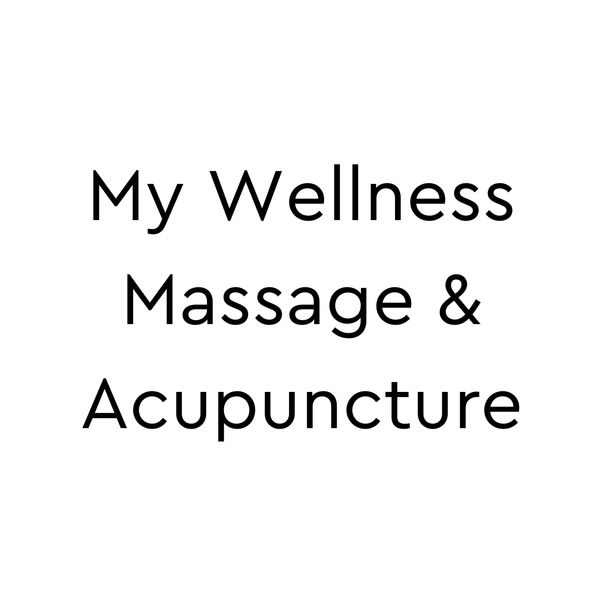 My Wellness Massage & Acupuncture Logo