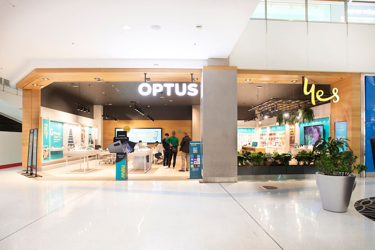 Optus storefront image