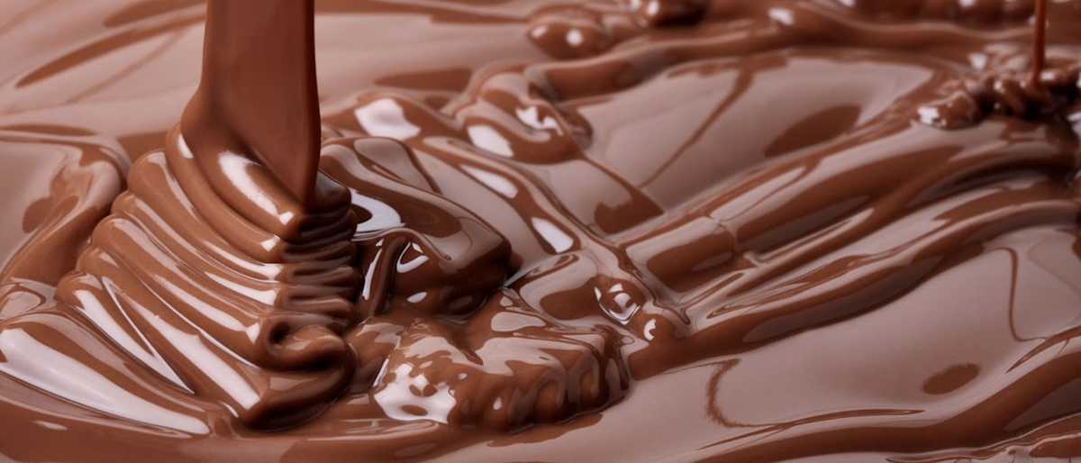 Melted chocolate