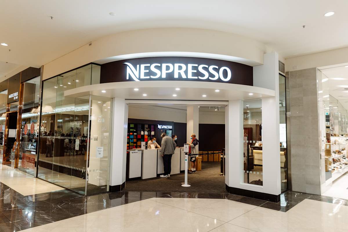 Nespresso storefront image