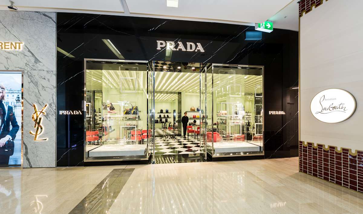 Prada storefront image