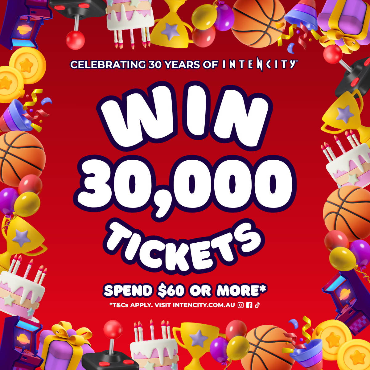 Intencity 30th Birthday Offer