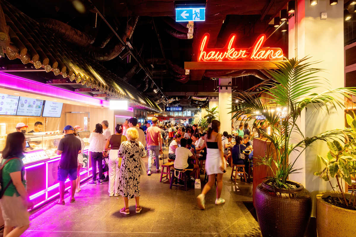 Westfield Chatswood Updated Hawker Lane Image