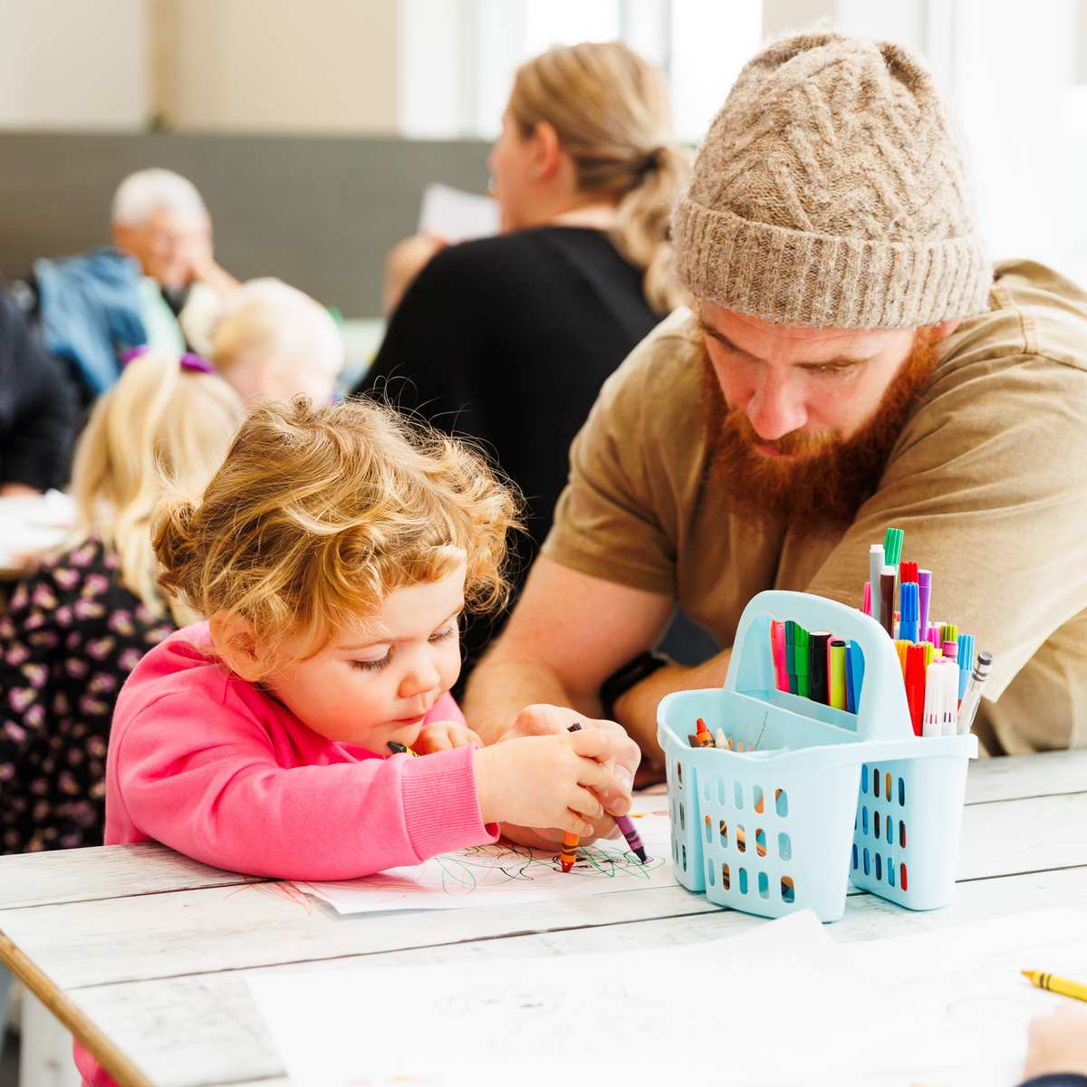 Visiting with kids is easy image