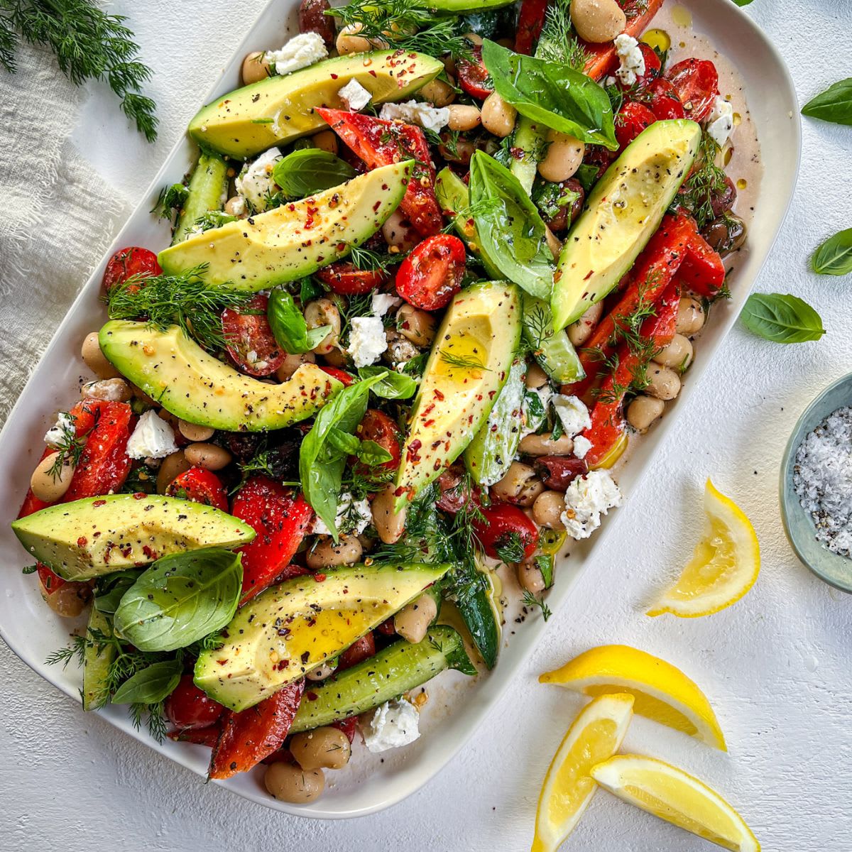 Everyday Delcado Mediterranean Salad - MASTER - SUMMER 23 - Hero Image set