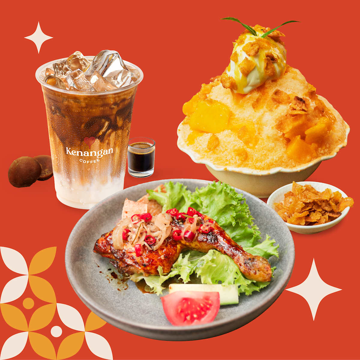 Image of three bowls of food 