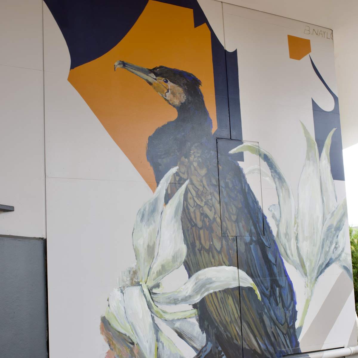 image of bird on a mural art piece