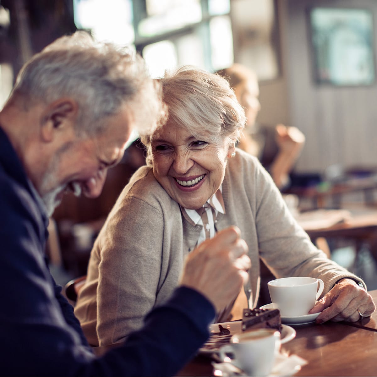Happy old people