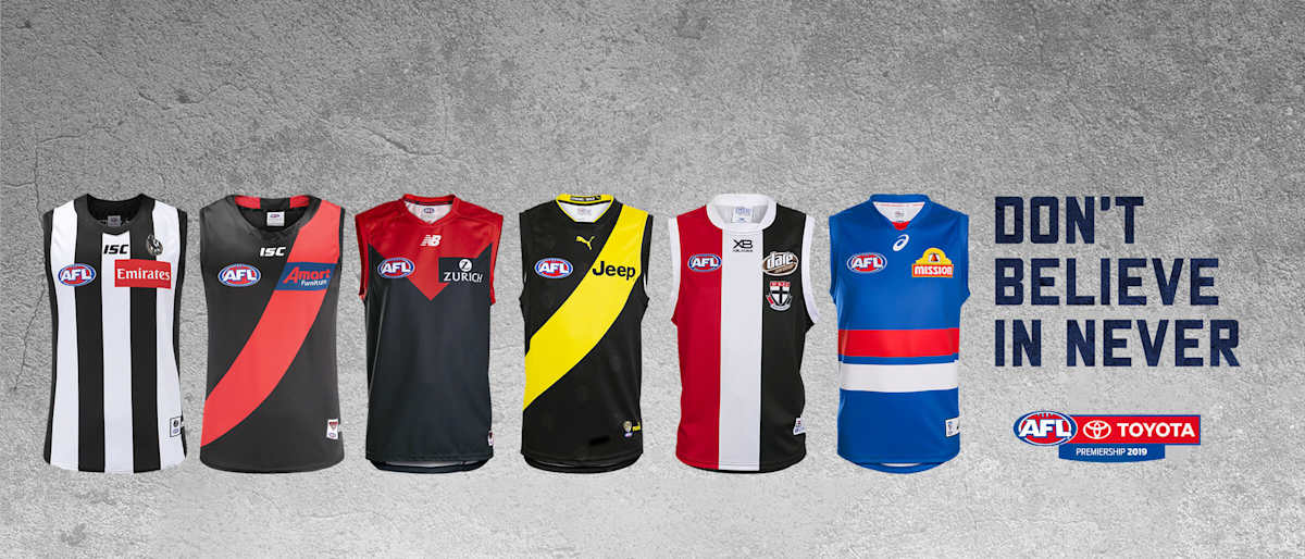 AFL Store 2019 Hero Image