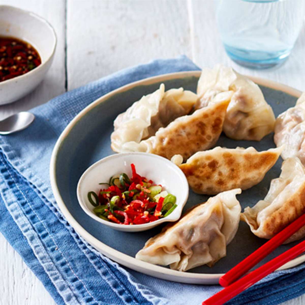 Dumplings and Sauce 