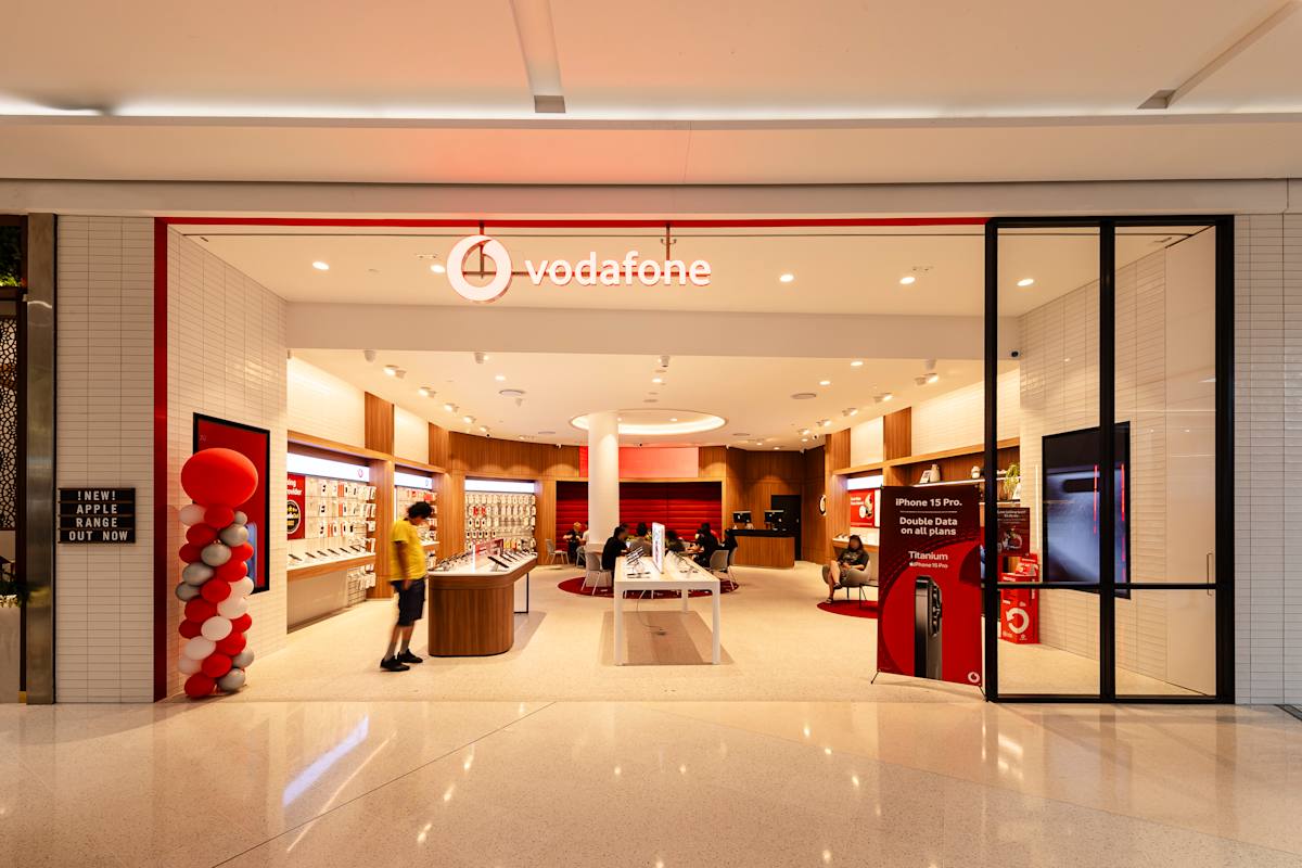 Vodafone storefront image
