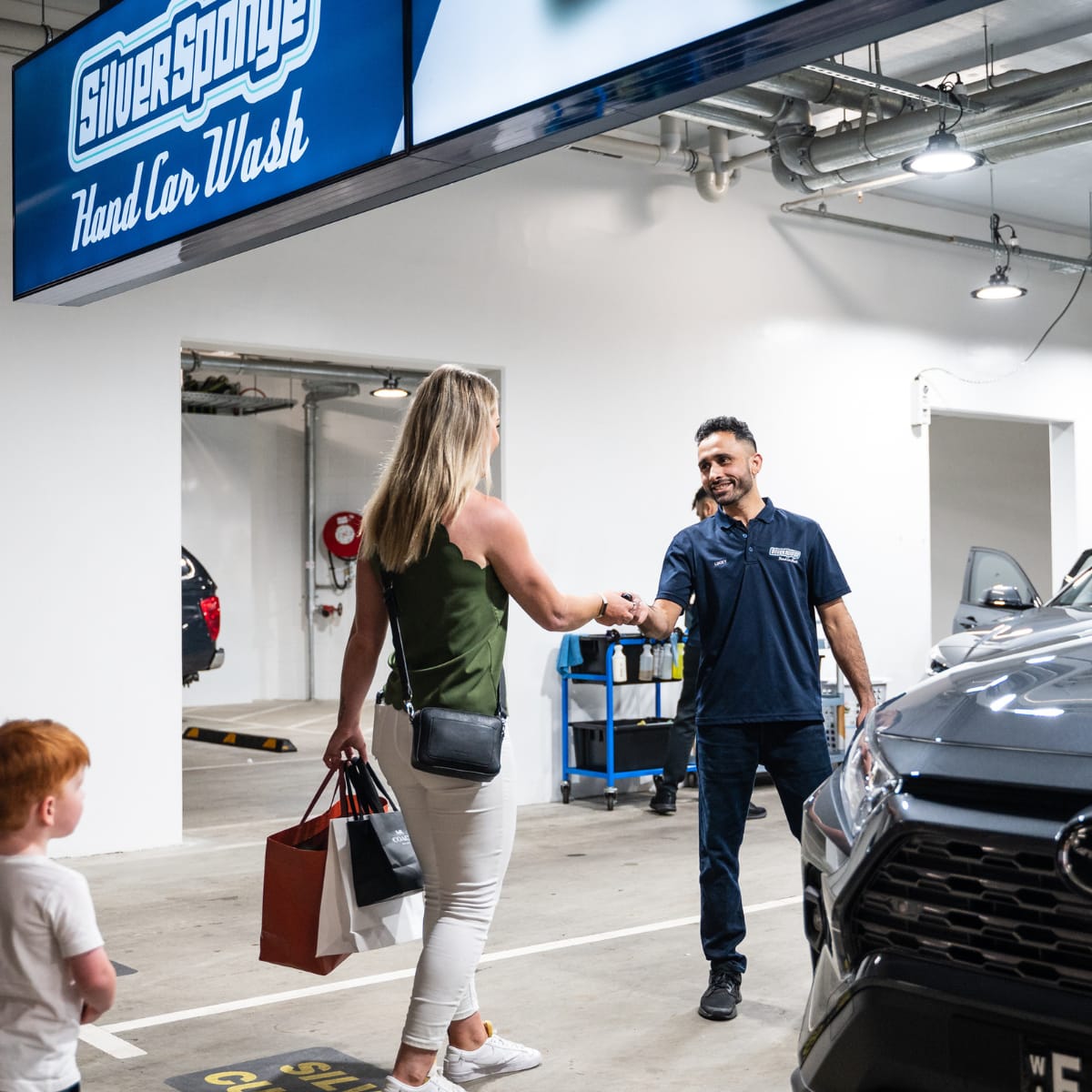 Silver Sponge Hand Car Wash