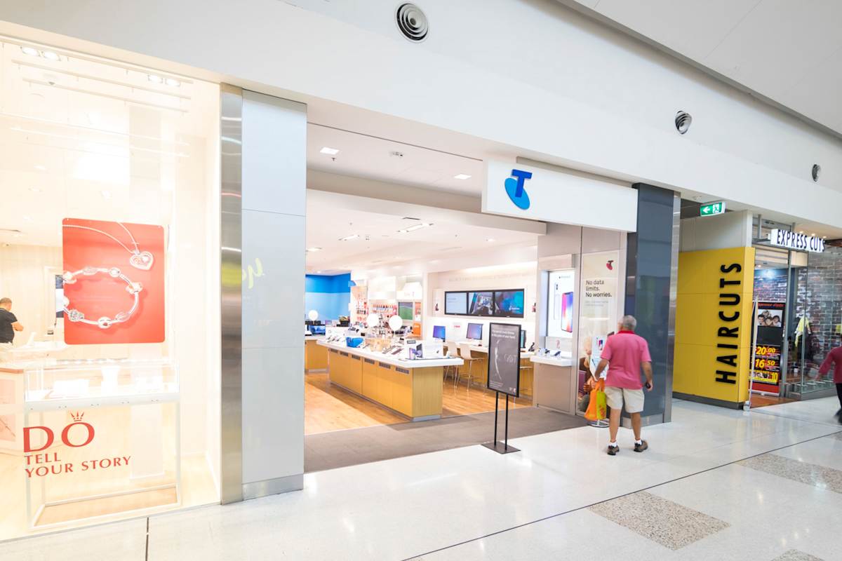 Telstra storefront image