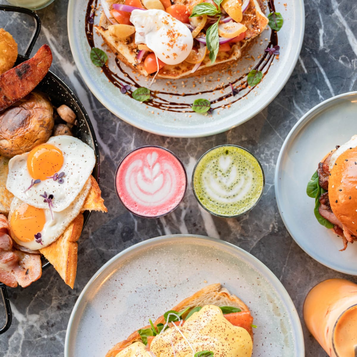 Durk's Cafe + Eatery selection of food