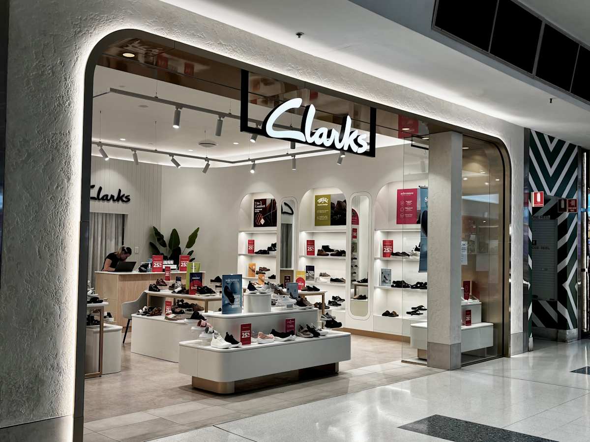 Clarks storefront image