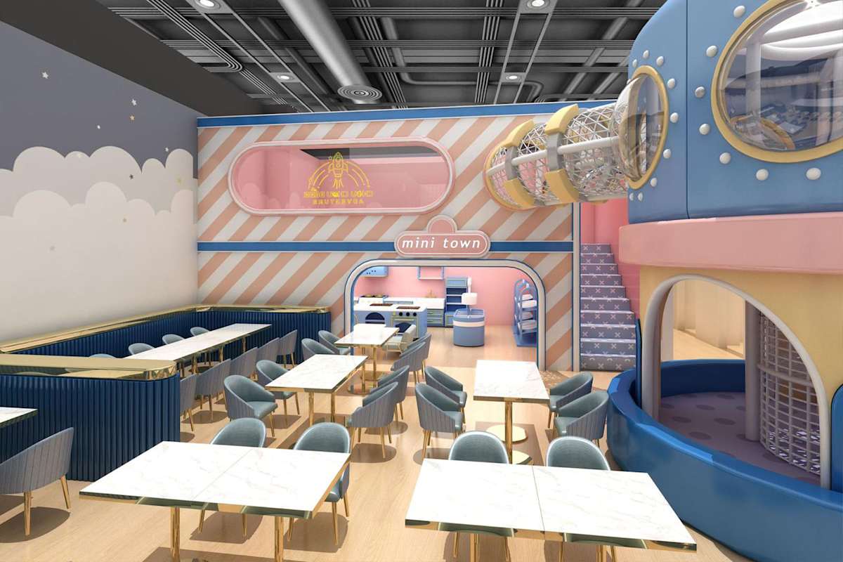 Chou Chou Bebe restaurant seating area